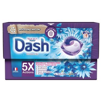 Lessive capsule envolee d'air dash