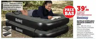 Hyper U Matelas gonflable tritech connect & rest offre