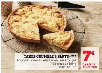 U Express Tarte crumble 6 parts offre