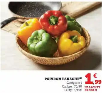 Hyper U Poivron panache offre