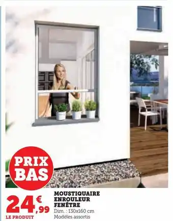 Hyper U Moustiquaire enrouleur fenêtre offre