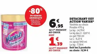 Hyper U Detachant oxy action vanish offre