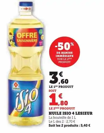 U Express Huile isio 4 lesieur offre
