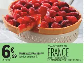 E.Leclerc TARTE AUX FRAISES(¹2) offre