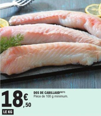 E.Leclerc DOS DE CABILLAUD offre