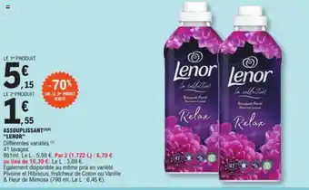 E.Leclerc ASSOUPLISSANT (4) "LENOR" offre