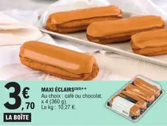 E.Leclerc MAXI ÉCLAIRS(2)(5)** offre