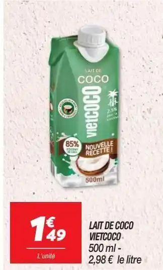 Netto Lait de coco vietcoco offre