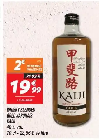 Netto Whisky blended gold japonais kaiji offre
