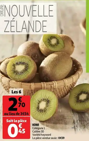 Auchan KIWI offre