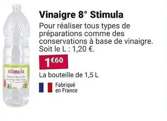 Vinaigre 8ª stimula