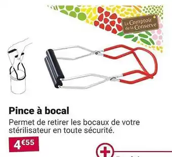 Pince à bocal