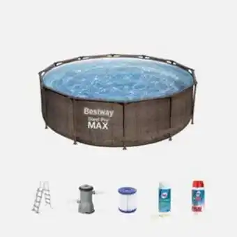 Decathlon Piscine tubulaire ø3,6m accessoires + chlore i alice's offre