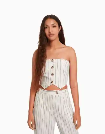 Top bustier lin