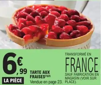 TARTE AUX FRAISES(ÂčÂČ)