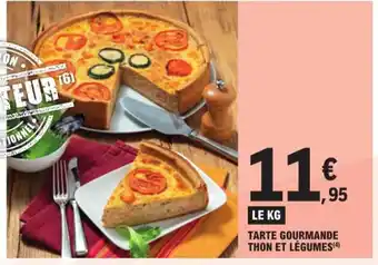 E.Leclerc TARTE GOURMANDE THON ET LÉGUMES (4) offre
