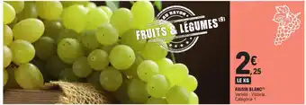 E.Leclerc RAISIN BLANC(¹) Variété : Vittoria. Catégorie 1. offre