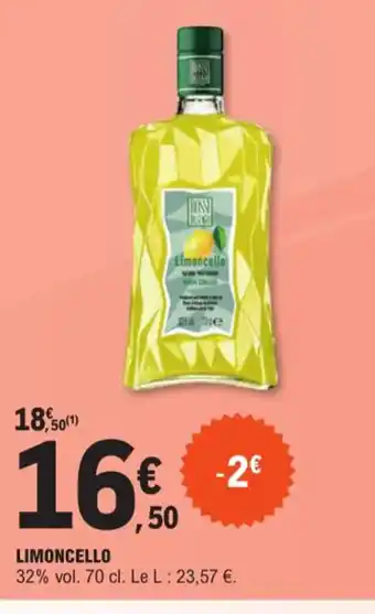 E.Leclerc LIMONCELLO 32% vol. 70 cl. Le L: 23,57 €. offre