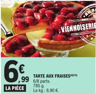 E.Leclerc TARTE AUX FRAISES(4)/(12) offre