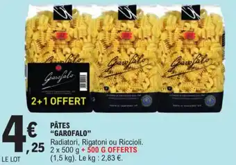 E.Leclerc PATES "GAROFALO" offre