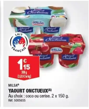 ALDI YAOURT ONCTUEUX(A) offre