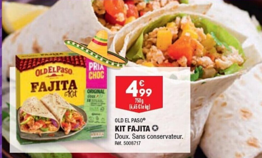 Promo OLD EL PASO KIT FAJITA chez ALDI