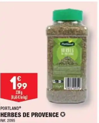 ALDI PORTLAND HERBES DE PROVENCE Ref. 2095 offre