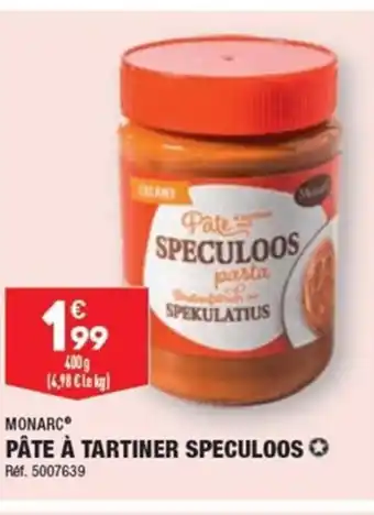 ALDI PÂTE À TARTINER SPECULOOS offre