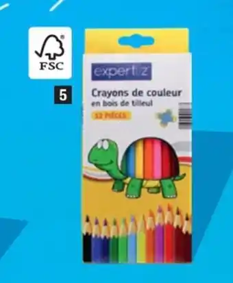 ALDI 12 Crayons De Couleur offre