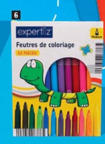 ALDI 12 Feutres De Coloriage offre