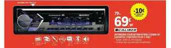 E.Leclerc L'Auto Caliber Autoradio Cd Bluetooth Rcd-236dab-bt offre