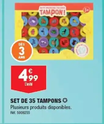 ALDI SET DE 35 TAMPONS Plusieurs produits disponibles. offre