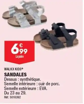 ALDI WALKX KIDS SANDALES offre