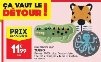 ALDI HOME CREATION KIDS TAPIS offre