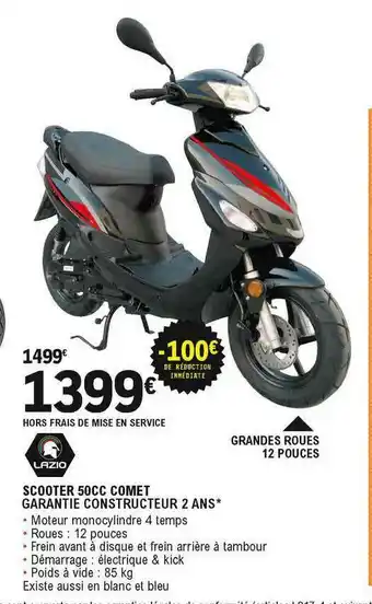 E.Leclerc L'Auto Lazio Scooter 50 Cc Comet offre