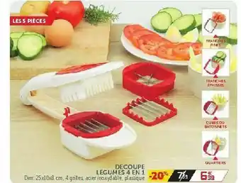 Découpe Légumes 4 En 1