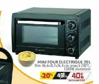 Gifi Mini Four électrique 20 L offre