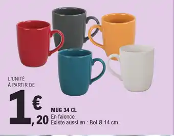 E.Leclerc Mug 34 cl offre