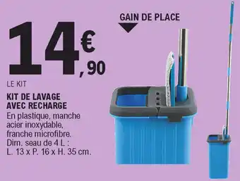 E.Leclerc Kit de lavage avec recharge offre