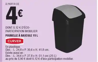 E.Leclerc Poubelle à bascule offre