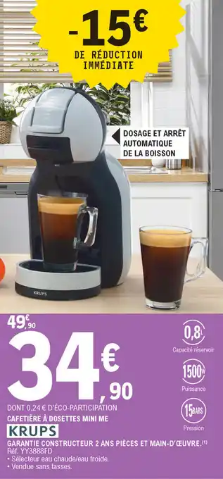 Cafetière à dosettes mini me
