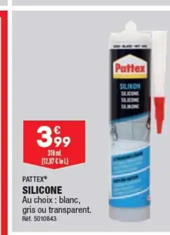 ALDI SILICONE Au choix : blanc, gris ou transparent. Réf. 5010843 offre