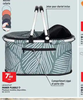 ALDI PANIER PLIABLE offre
