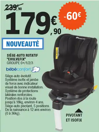 Siège-auto rotatif "evolvefix"