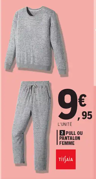 E.Leclerc Pull ou pantalon femme offre