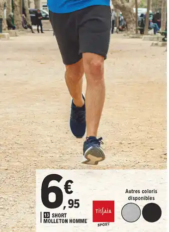 E.Leclerc Short molleton homme offre