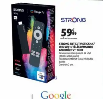 Auchan STRONG SRT41 TV STICK 4K/ offre