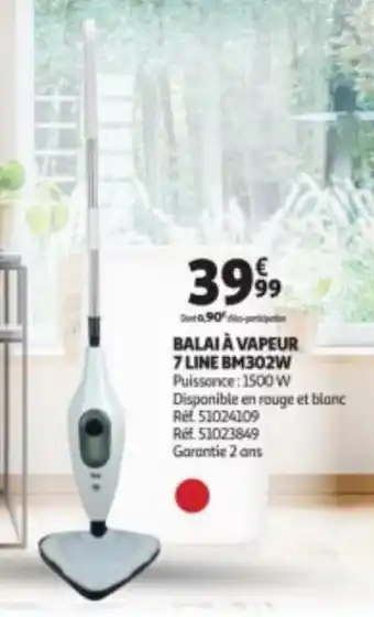 Auchan Balai a vapeur offre