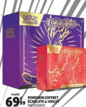 Auchan POKEMON COFFRET offre