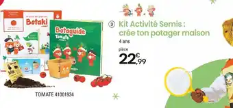 JouéClub Kit Activité Semis: crée ton potager maison offre